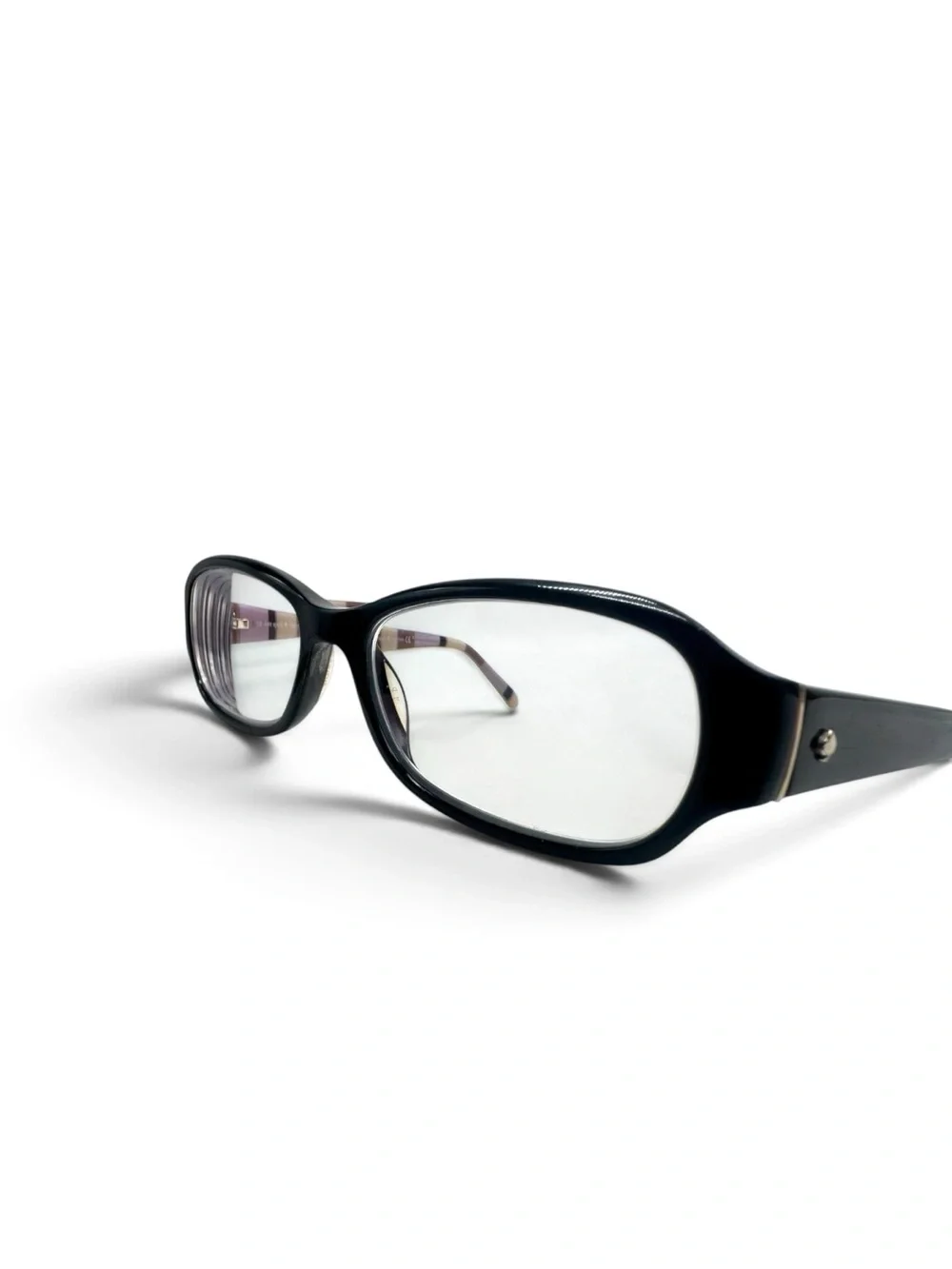 Kate Spade New York Karly Eyeglasses Black Rectangular Plaid Temples 135
